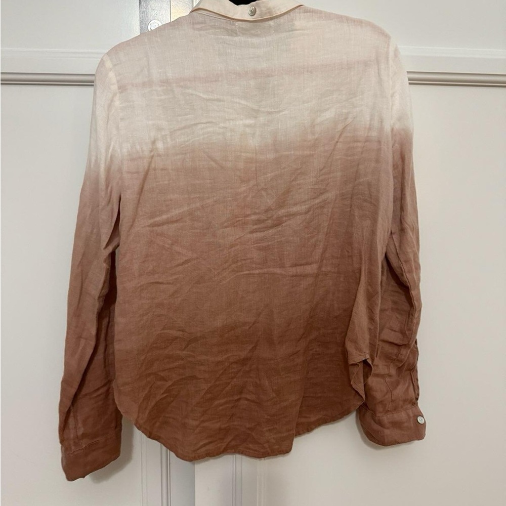 Bella Dahl Ombre Brown Blouse - Picture 5 of 5
